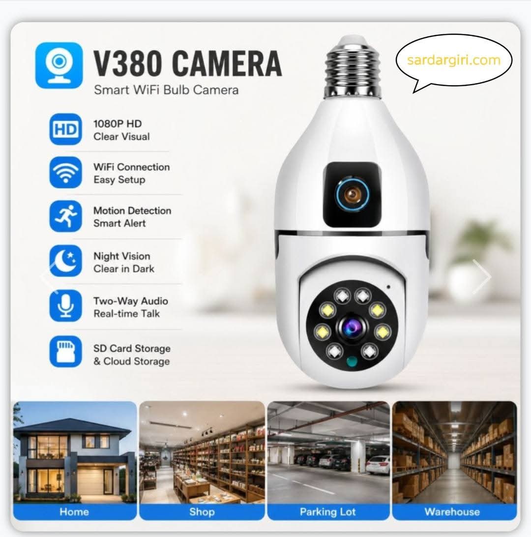 Wi-Fi bulb IP Camera