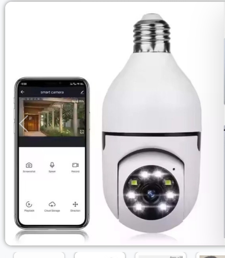 Wi-Fi  bulb camera