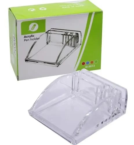 Clear Acrylic Pen & Stationery Holder